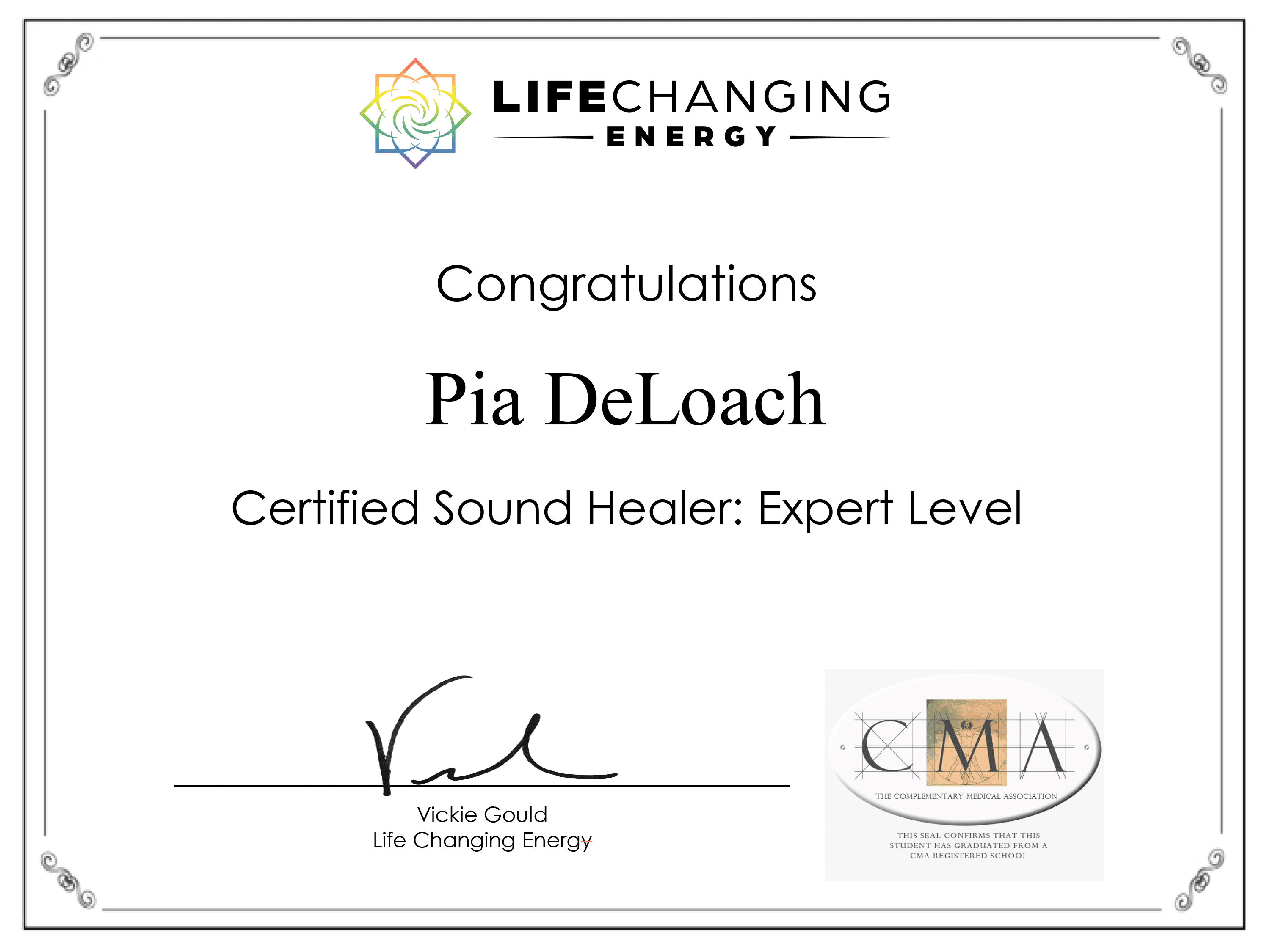 Certification